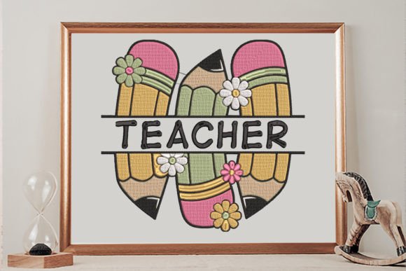 Floral Pencils Teacher: A Designer’s Review for Boutique Sweatshirt Embroidery