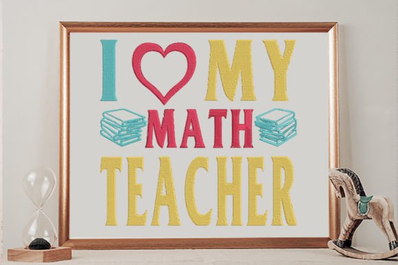h1>I Love My Math Teacher Embroidery Design Review for Boutique Apparel