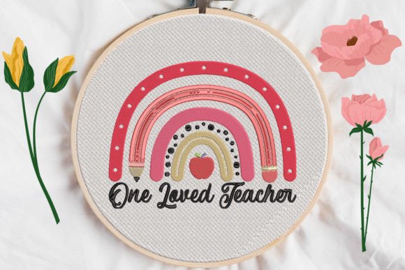 One Loved Teacher Rainbow: A Bright Addition for Craft Sellers
