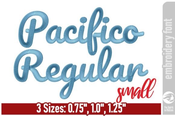Pacifico Regular Embroidery Font - S: A Designer’s Review for Handmade Gifts