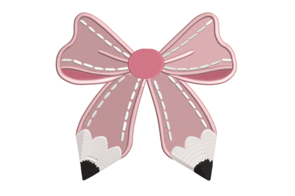 Pencil Bow Applique: A Seasonal Embroidery Review