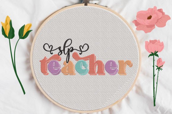 Slp Teacher, Teacher’s Day – A Seasonal Embroidery Gem