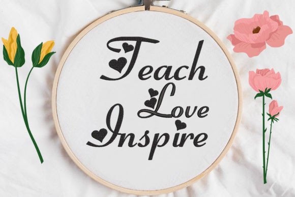 Teach Love Inspire, Teacher: A Seasonal Embroidery Review