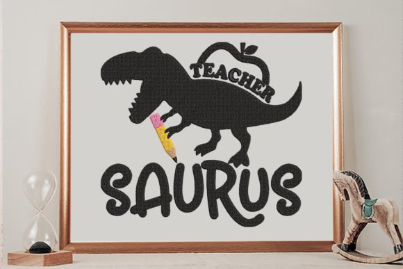 Teacher Saurus: A Designer’s Honest Take on Using This Playful Embroidery Design