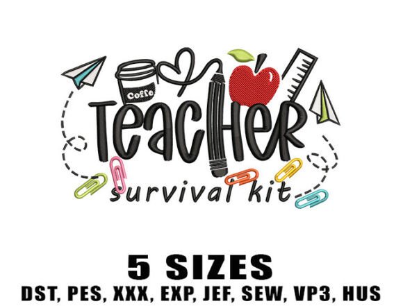 Teacher Survival Kit: Embroidery Design Review